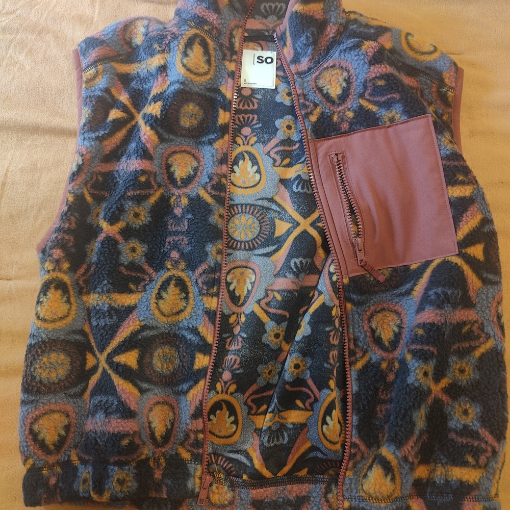 SO Multicolor Patterned Vest